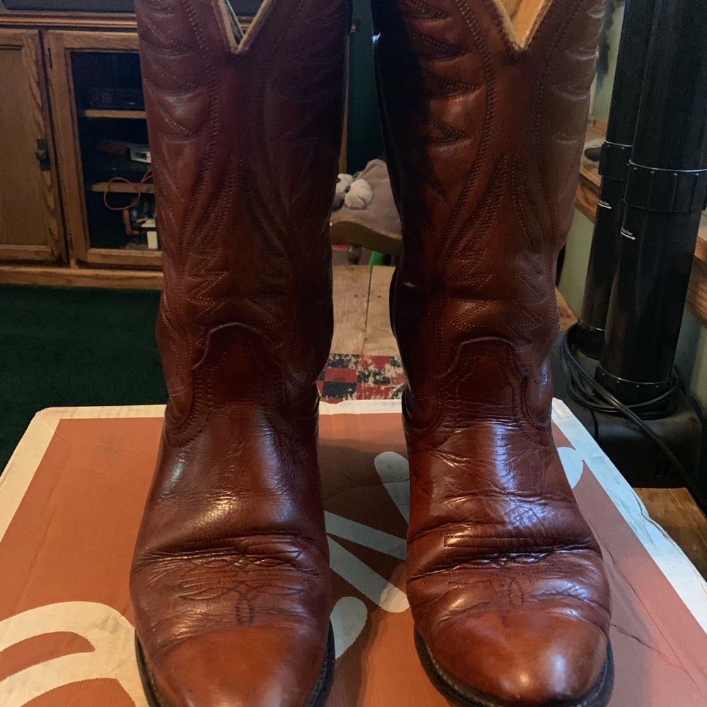 Vintage Leather Acme boots